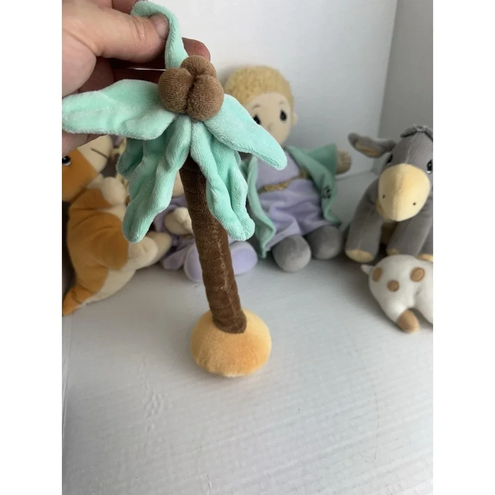 Precious Moment Plush‎ Lot Of 6 By Enesco Giraffe Donkey Boy Girl Dinosaur Tree
